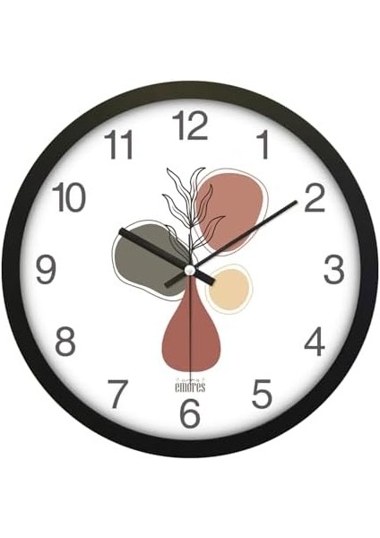 30 cm Gerçek Cam Sessiz Mekanizma Duvar Saati fiyatları