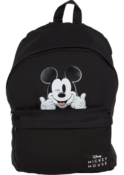 Kadın Mickey & Minnie Okul Sırt Çantası, Siyah, Tek Beden