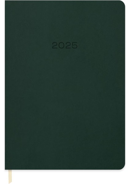 Color 2025-16 * 24 Günlük Termo Deri Ajanda-Yeşil