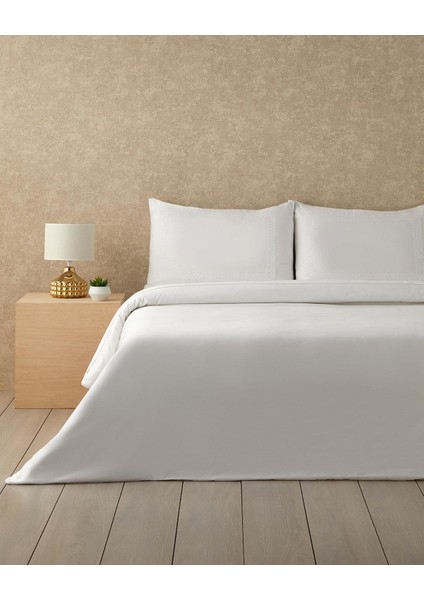 Home Modello Wht Nevresim Takımı, Beyaz, 200 x 220 cm