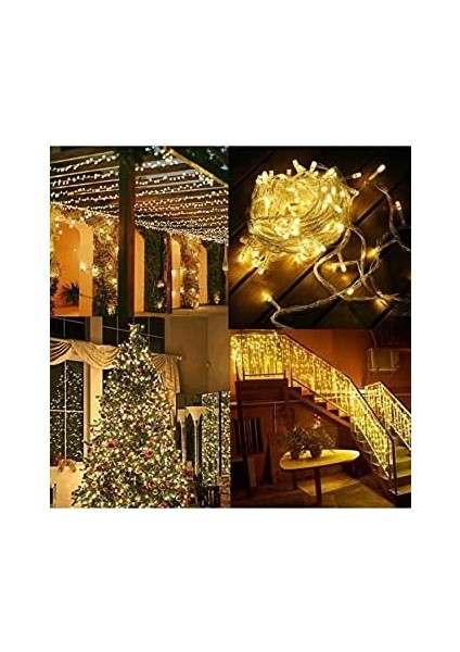 10 Metre Kumandalı LED Yılbaşı Ağacı Işığı Günışığı modelleri