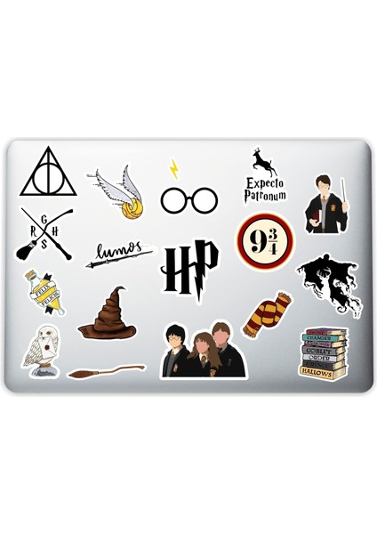 Aksesuar Harry Potter Dekoratif Laptop Notebook Tablet Telefon Sticker Set 012