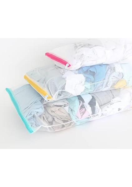 Fermuarlı Çamaşır Filesi (3'lü Set) modelleri