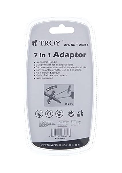 T 24014 Universal Kabin Anahtarı, Metrik, 14 x 10 x 1 cm fiyatları