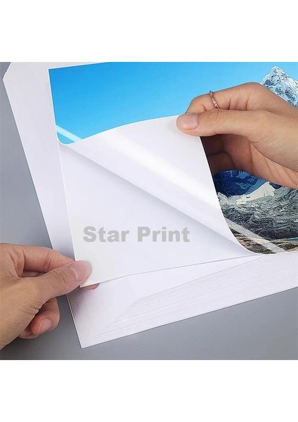 Yazıcılar Için Yapışkanlı Sticker Fotoğraf Kağıdı 10X15 50 Yaprak Parlak 200 gr fiyatları