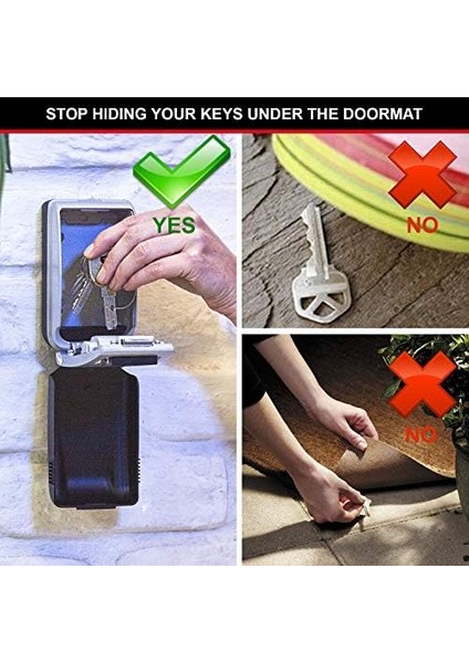 Lock Güvenlik-Anahtar Kutusu Select Access Işıklı Zahlenraedern-Güvenlik-Anahtar Kutusu Duvara Montaj Için Anahtar Korur ve Güvenli Şekilde Bölme