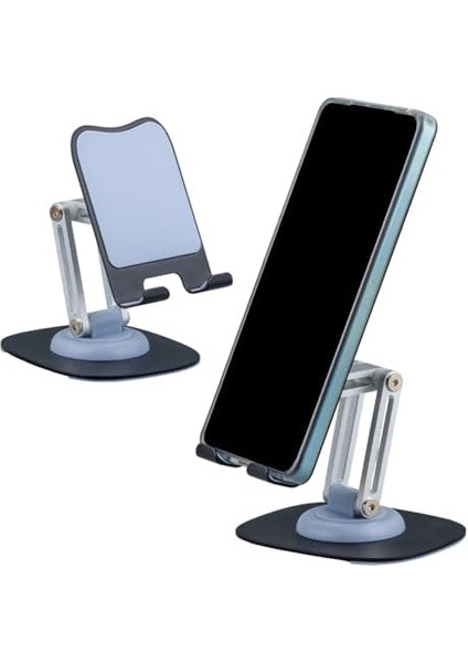 360 Derece Döner Telefon ve Tablet Tutucu Alüminyum Stand, Ayarlanabilir Yükseklik, Ayarlanabilir Pozisyon, Dayanıklı ve Hafif fiyatları