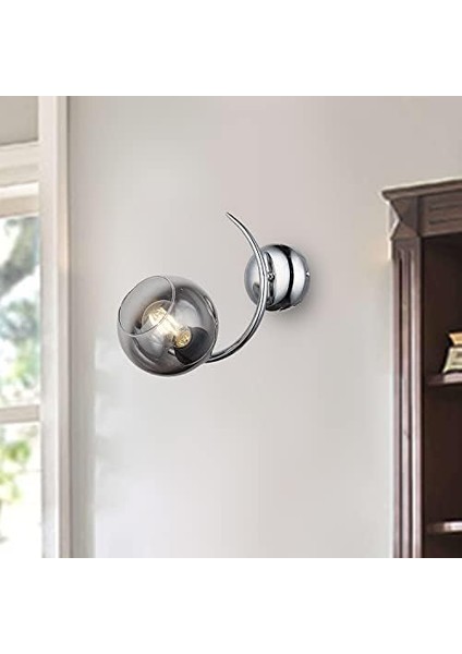 Hedra Tekli Krom Aplik 1XE27 fiyatları