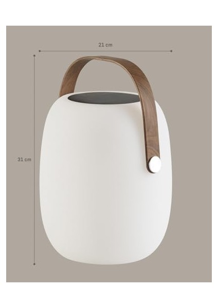 Coco Vickie Abajur Beyaz 21 cm fiyatları