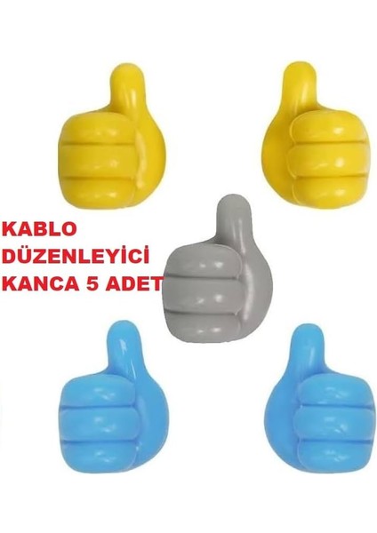 Concept El Şeklinde Kendinden Yapışkanlı Klips Kablo Tutucu Kablo Sabitleyici Düzenleyici Toparlayıcı Kanca Masa, Duvar, Cam ve Fayansa Uygun Kablo Tutucu 5 Adet fiyatları
