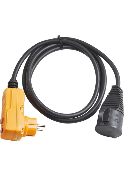 Koruyucu Adaptör Kablosu Fı IP44 2 M Siyah H07RN-F 3g1,5