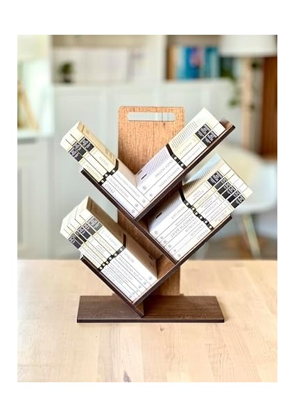 Masaüstü Ağaç Kitaplık (Küçük) modelleri