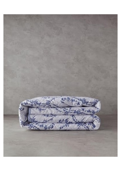 Home Scroll Flowers Tek Kişilik Çok Amaçlı Örtü Mavi fiyatları