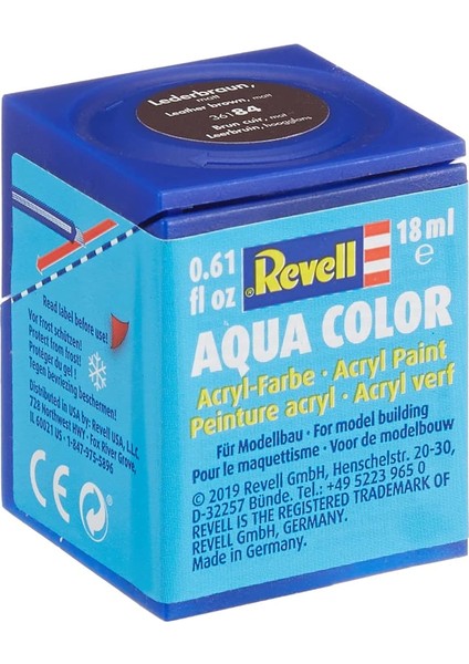 - Su Bazlı Maket Boyası Deri Kahverengi Mat 18 ml (36184)