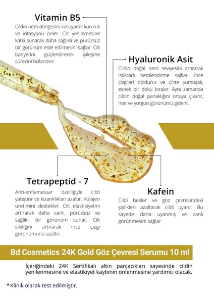 24 K Gold Göz Çevresi Serum 10 Ml fiyatları