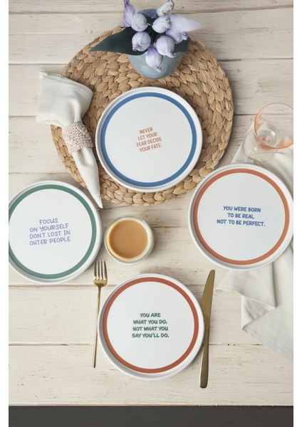 Motto Stackable Pasta Tabağı 21 cm 4 Adet 22645-22731-35-36 fiyatları