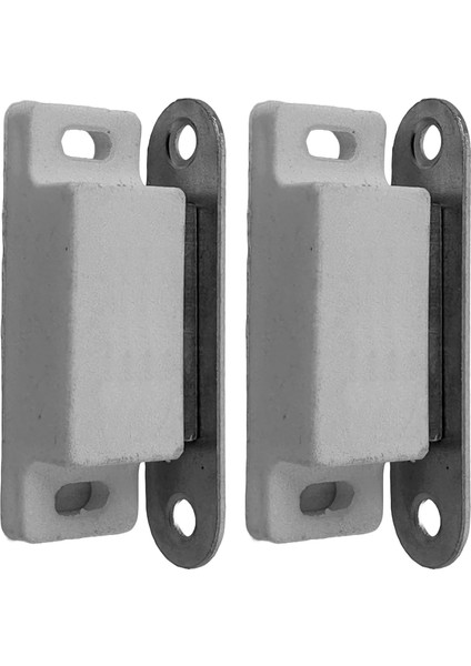 Sineklik ve Dolap Kapakları İçin Mıknatıslı Tutucu Kilit 2li Beyaz