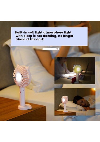 V10 Pro 1200MAH Elde Taşınabilir, Dijital Ekranlı, Çok Fonksiyonlu, Kullanışlı Taşınabilir Fan, (Yurt Dışından)