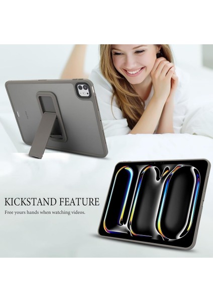 Apple iPad 11. Nesil (A16) 11 Inc Yatay Stand Olabilen Antishock Köşe ve Kamera Korumalı Arka Yüzeyi Mat Threxi Kılıf fiyatları