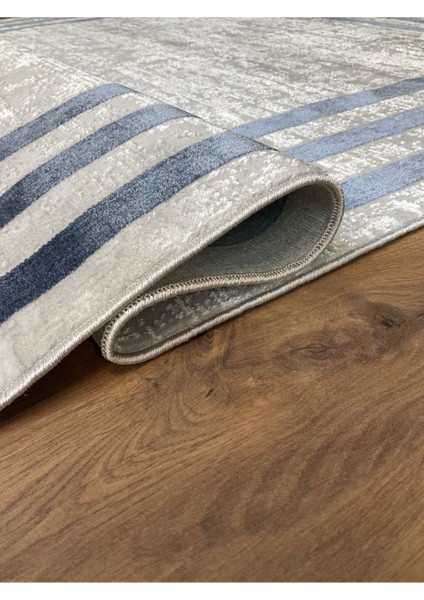 Çerçeve Model Bambu Yıkanabilir Parlak Halı Siyah Çizgi modelleri