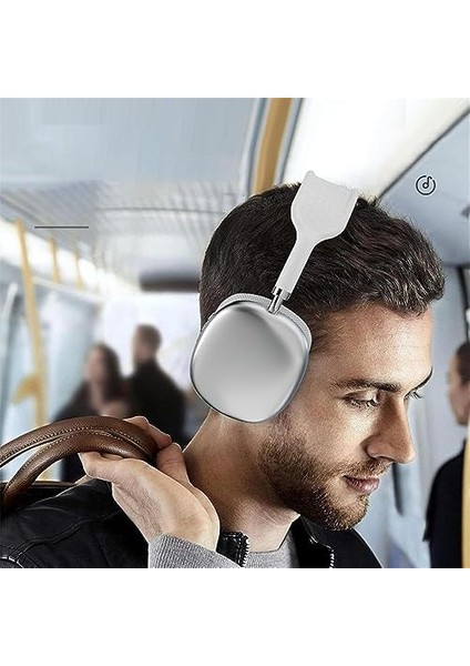 P9 Pro Max Bluetooth Kulaklık Kablosuz Yumuşak Ped Parlak Kenar Airr Maxx Görünümlü Extra Bass Hafıza Kart Girişli Okul Kulaklığı Iphone ve Samsung Ile Uyumlu (Beyaz) fiyatları