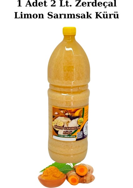 Zerdeçallı Limon Sarımsak Kürü %100 El Yapımı Doğal 1 lt