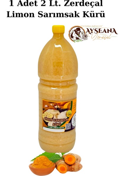 Zerdeçallı Limon Sarımsak Kürü %100 El Yapımı Doğal 1 lt