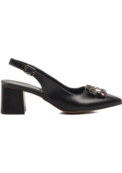 598501 Z Siyah Kadın Topuklu Ayakkabı modelleri