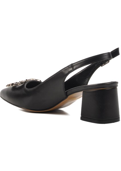 598501 Z Siyah Kadın Topuklu Ayakkabı fırsatları