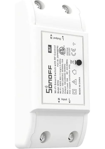 RFR2 Switch RF Akıllı Ev Rölesi Kumanda ile Birlikte