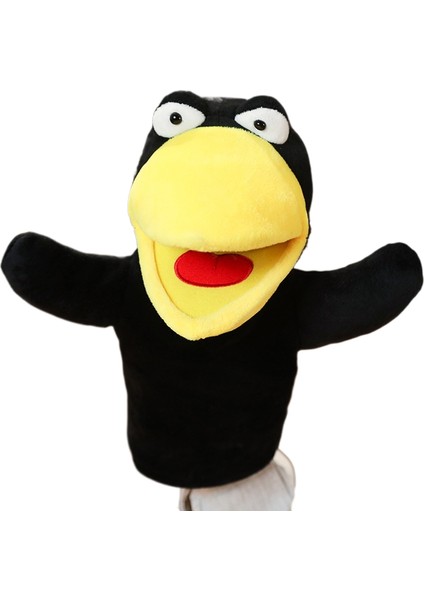 Sevimli Peluş Bebek El Kuklası Ebeveyn-Çocuk Oyunu Dinozor Tyrannosaurus Rex Hayvan Eln Bebek Bez Bebek El Kuklası (Yurt Dışından)
