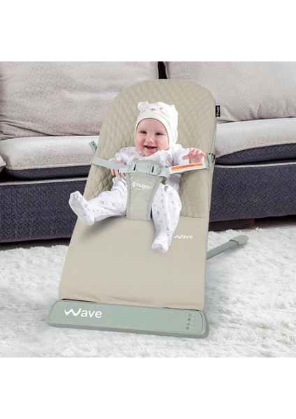 Wave Bebek Hareket Ettikçe Sallanabilen Kademeli Müzikli Titreşimli Anakucağı