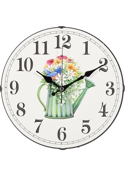 25 cm Dekoratif Plastik Cam Bombeli Mutfak Duvar Saati fiyatları