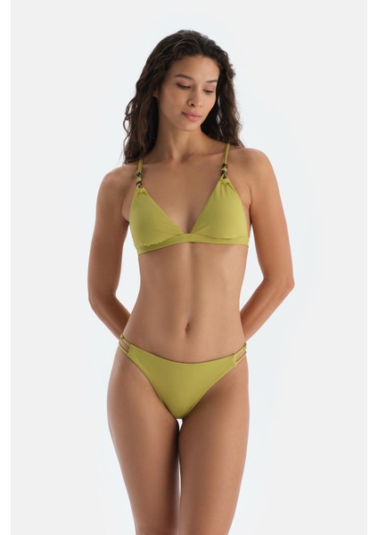 Fıstık Yeşili Düşük Bel Bikini Alt fırsatları