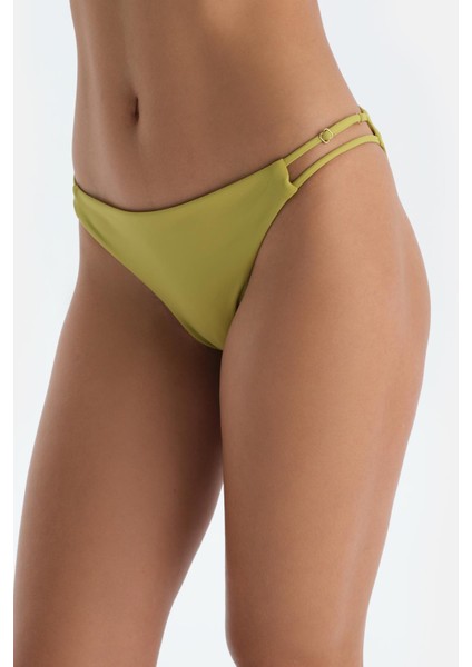 Fıstık Yeşili Düşük Bel Bikini Alt indirimleri