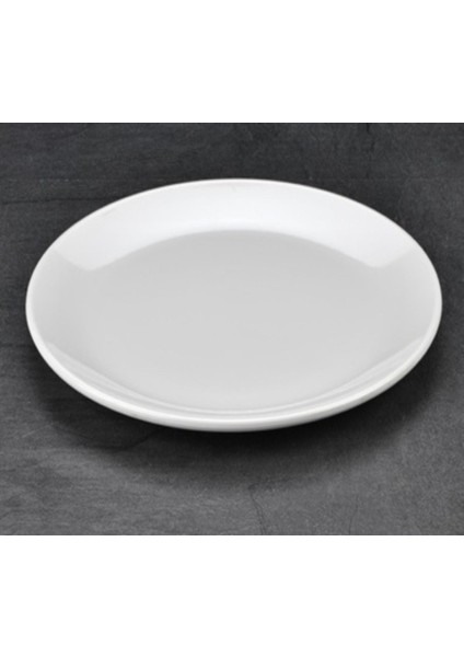 Termoset(Kırılmaz)23 cm Düz Tabak 6 Lı Beyaz / Tek Ebat