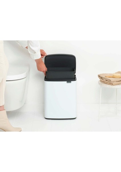 12 Lt Çöp Kutusu Beyaz New Series fırsatları