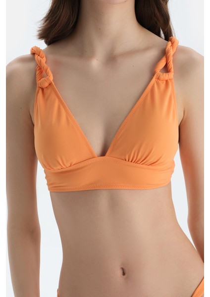 Turuncu Üçgen Küçük Bikini Üst indirimleri