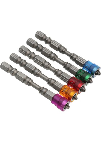 Tornavida Uçları Kaymaz Elektrikli Altıgen Manyetik Tornavida 65MM S2 Ph2 Tek Kafa Bit Aracı 5 Renk / 1/4 Inç Hex Shank Alçıpan Elektrikli Tornavida Seti fiyatları
