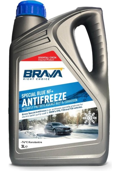 Bmw Special 3 Lt Lt Nf+ Antifriz Mavi -74°c