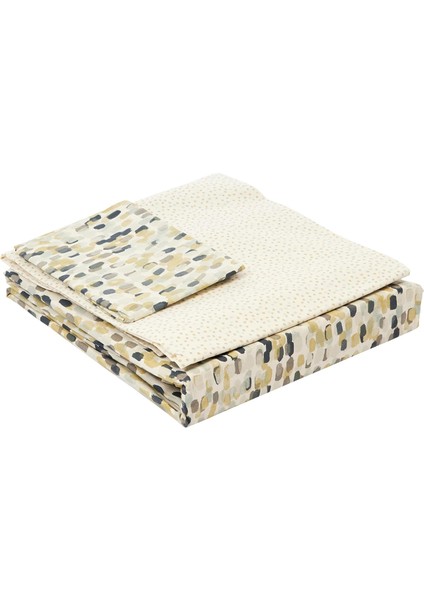 Disa DESENLI Pamuk Nevresim Takımı, Çok Renkli, Tek Kişilik