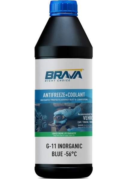Inorgranik 1 Lt G-11 Antifriz Mavi -56°c