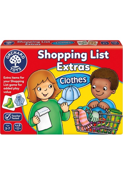 Shopping List Clothes