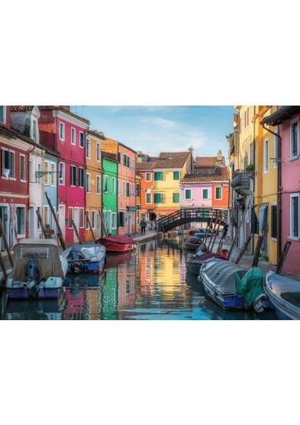 Yapboz 17392 Burano Italya'da - 14 Yaşından Büyük Çocuklar ve Yetişkinler Için 1000 Parça Yapboz, Siyah fiyatları