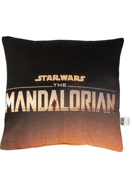 Lisanslı Mandalorian Pamuk 40 x 40 cm Kırlent Baskılı