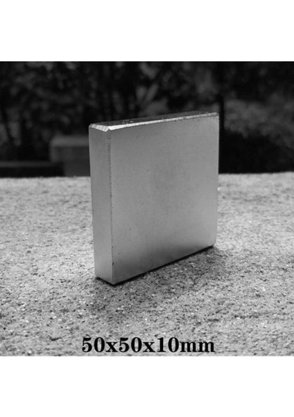 Çok Güçlü Büyük Neodyum Mıknatıs 50MM x 50MM x 10MM indirimleri
