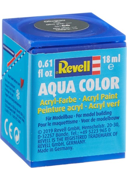 - Su Bazlı Maket Boyası Zeytin Gri Mat 18 ml (36166)