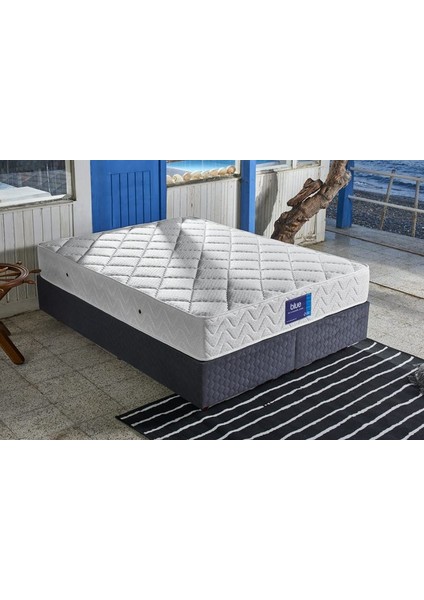 Çift Kişilik Lüks Full Ortopedik Yatak 160x200 cm Niron Blue