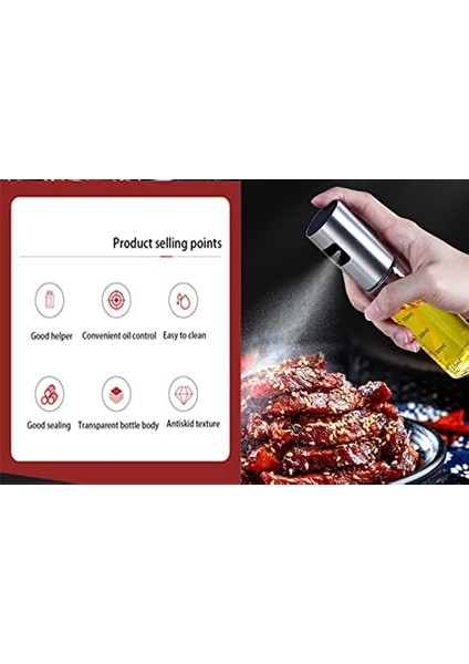 Pişirme İçin Yağ Püskürtücü,100 ml Zeytinyağı Püskürtücüsü,hava Fritözü İçin Yağ Püskürtücüsü,salata,barbekü,kavurma