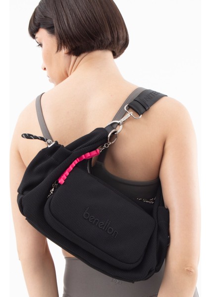 Benetton Kadın Kol Çantası Siyah BNT1564 fiyatları